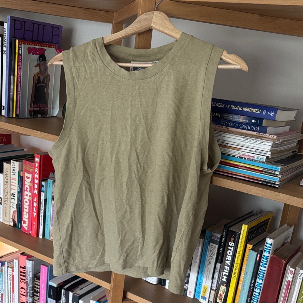 Jungmaven Olive Green Sleeveless Top
